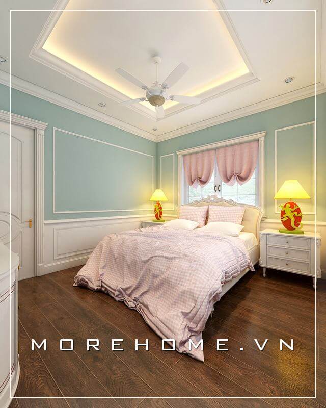 Nội thất phòng ngủ màu trắng